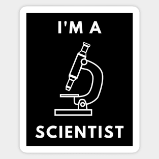 I am a Scientist - Microscope Sticker